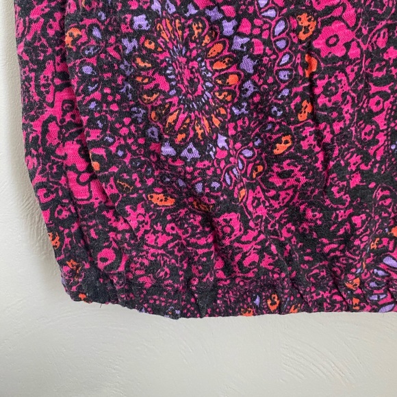 BLACK SHEEP Pink Printed Top with Gartered Bottom - Picture 4 of 9